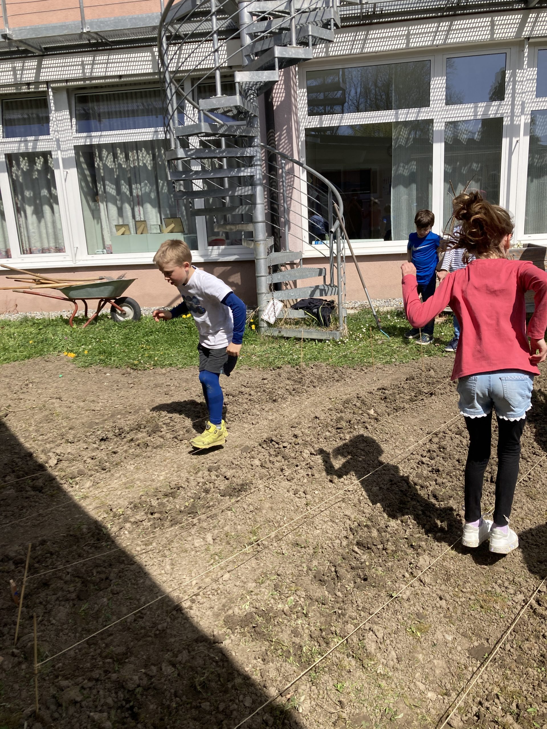 13.April 22 – Aus einer Wiese wird ein Acker